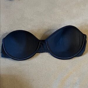 Black Strapless Bra - 34A
